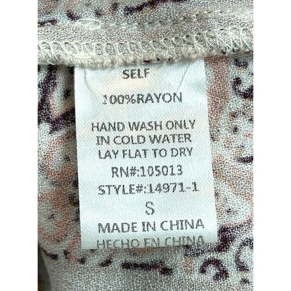 Savanna Jane Women S Floral Embroidered Peasant Top Blouse Boho Chic Cottagecore - Picture 12 of 12